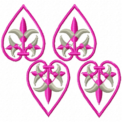 Flowers And Tree Embroidery Design 3